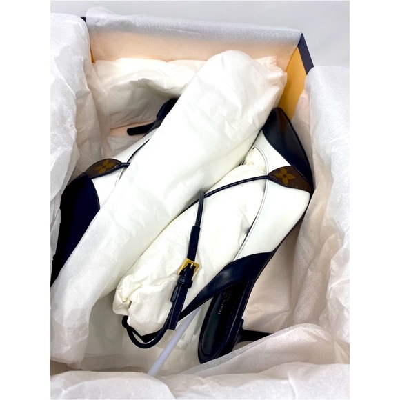 Louis Vuitton Lineup strapped pump multicolor heel - Picture 9 of 12